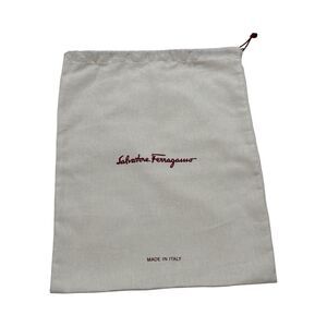 Salvatore Ferragamo Cream Dust Bag